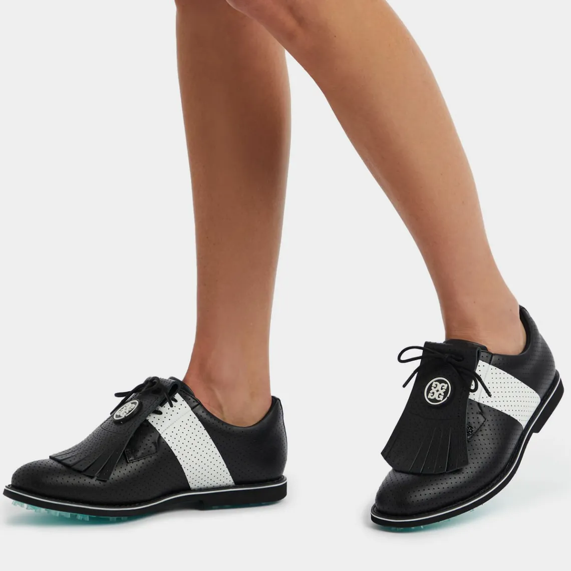 Gallivanter-G/FORE Women's Gallivanter Perforated Leather Kiltie Golf Shoe